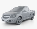 Chevrolet Montana (Tornado) 2014 3D 모델  clay render