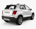 Chevrolet Trax 2016 Modelo 3d vista traseira
