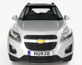Chevrolet Trax 2016 3D 모델  front view