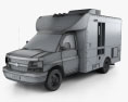 Chevrolet Express Mobile Vending 2012 Modello 3D wire render