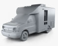 Chevrolet Express Mobile Vending 2012 3D 모델  clay render
