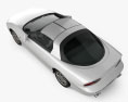 Chevrolet Camaro coupe 2002 3d model top view