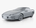 Chevrolet Camaro coupe 2002 3d model clay render