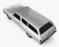Chevrolet Chevelle (Malibu) 2-door wagon 1964 3d model top view