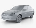 Chevrolet Classic 2013 3d model clay render