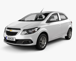 3D model of Chevrolet Onix 2015