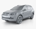 Chevrolet Captiva 2011 3d model clay render