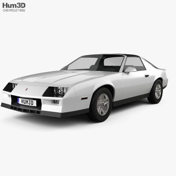 Chevrolet Camaro Z28 cupé 1982 Modelo 3D