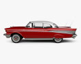 Chevrolet Bel Air Sport Coupe 1957 3d model side view