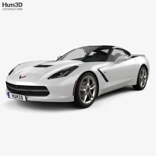 Chevrolet Corvette Stingray (C7) Coupe 2017 Modelo 3D