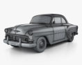 Chevrolet 210 Club Coupe 1953 3D 모델  wire render