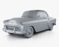 Chevrolet 210 Club Coupe 1953 3D 모델  clay render