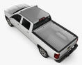 Chevrolet Silverado Crew Cab LTZ 2016 3d model top view