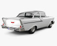 Chevrolet 150 sedan 1957 3d model back view