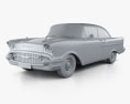 Chevrolet 150 sedan 1957 3D-Modell clay render