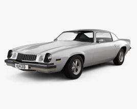 3D model of Chevrolet Camaro 1974