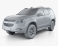 Chevrolet Trailblazer 2015 3d model clay render