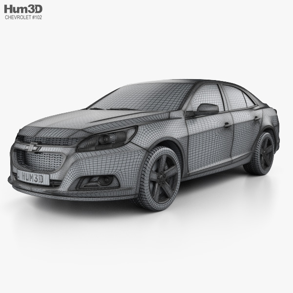 Chevrolet Malibu 2016 3D model - Vehicles on Hum3D