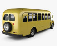 Chevrolet 6700 Autobús Escolar 1955 Modelo 3D vista trasera