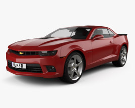 3D model of Chevrolet Camaro SS coupe 2016