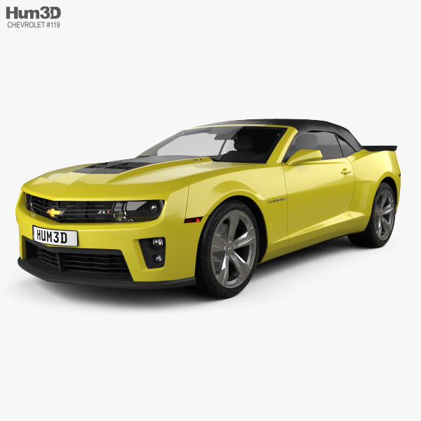 Chevrolet Camaro ZL1 descapotable 2014 Modelo 3D