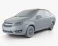 Chevrolet Lova (T250) 2014 3d model clay render