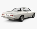 Chevrolet Corvair 1965 3Dモデル 後ろ姿