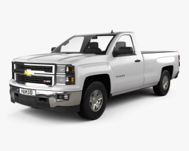 Chevrolet Silverado Regular Cab 2016 3D model