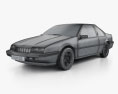 Chevrolet Beretta GT 1993 3d model wire render