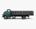 Chevrolet COE Flatbed Truck 1948 3d model side view