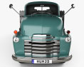 Chevrolet COE 플랫 베드 트럭 1948 3D 모델  front view
