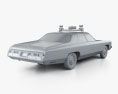Chevrolet Impala Поліція 1972 3D модель