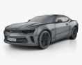 Chevrolet Camaro RS coupe 2019 3d model wire render