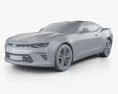 Chevrolet Camaro SS coupe 2019 3d model clay render