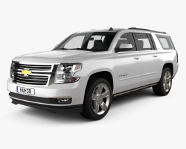 Chevrolet Suburban LTZ 2017 3D model
