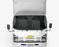 Chevrolet NQR 75L 箱式卡车 2011 3D模型 正面图