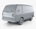 Chevrolet G10 Chevy Van 1964 Modelo 3d argila render