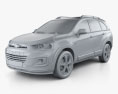 Chevrolet Captiva (JP) 2018 3d model clay render