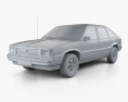 Chevrolet Citation 1980 3D-Modell clay render