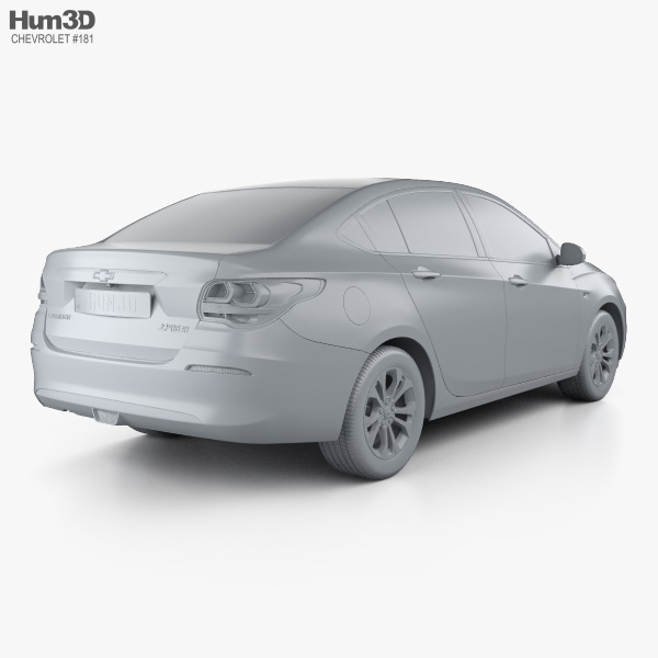 Chevrolet Cavalier 2019 3D model - Vehicles on Hum3D