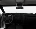 Chevrolet Silverado 1500 Crew Cab Short bed with HQ interior 2002 3d model dashboard
