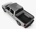 Chevrolet Silverado 1500 Crew Cab Short bed 2002 Modelo 3D vista superior