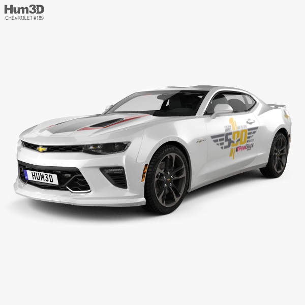 Chevrolet Camaro SS Indy 500 Pace Car 2017 Modelo 3D