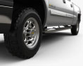 Chevrolet Silverado 2500 Crew Cab Long bed 2002 3D 모델 