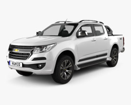 Chevrolet Colorado S-10 Double Cab LTZ 2019 3D model