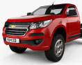 Chevrolet Colorado S-10 Regular Cab Chassis 2019 3d model
