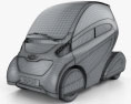 Chevrolet EN-V 2-0 2018 3D-Modell wire render