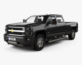 Chevrolet Silverado 3500HD Crew Cab Long Box High Country 2017 3D model