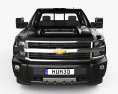 Chevrolet Silverado 3500HD Crew Cab Long Box High Country Dually Diesel 2017 3d model front view