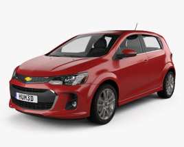 Chevrolet Sonic hatchback RS 2018 3D model